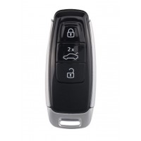 Смарт ключ KEYDIY MLB08 AUDI 3 кнопки 2x HU-6 / HU162T (polished)